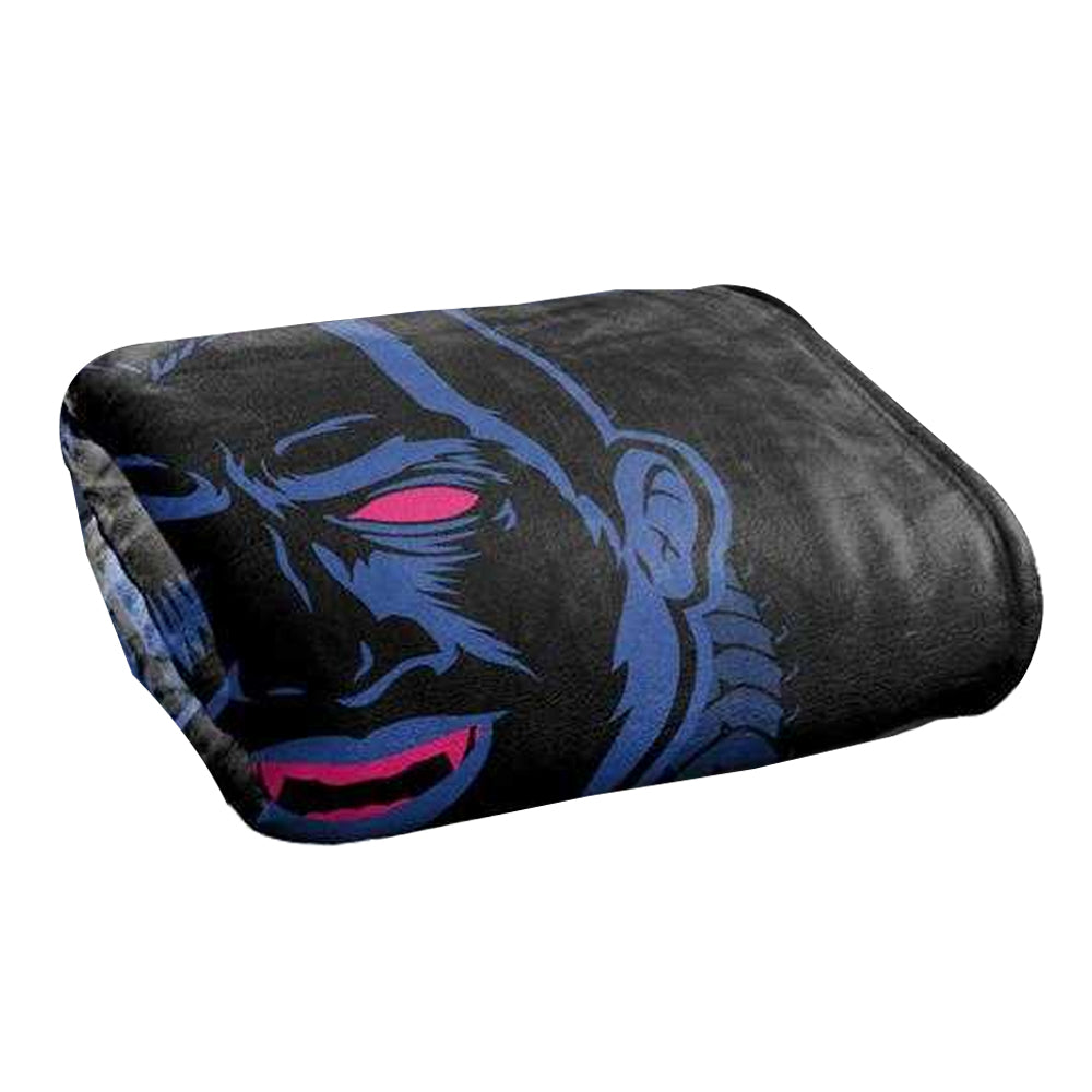Blue-Black - Back - Universal Monsters Silky Neon Dracula Soft Touch Blanket