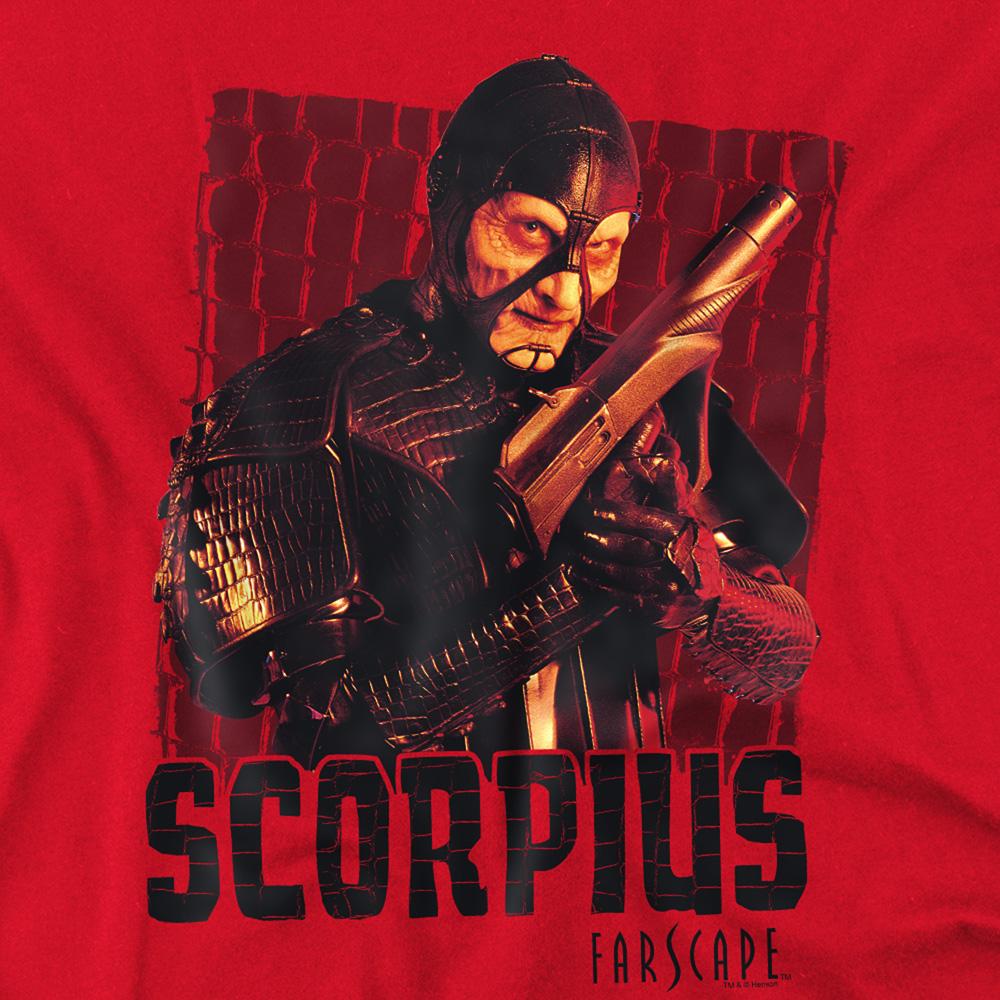 Red - Pack Shot - Farscape Unisex Adult Scorpius T-Shirt