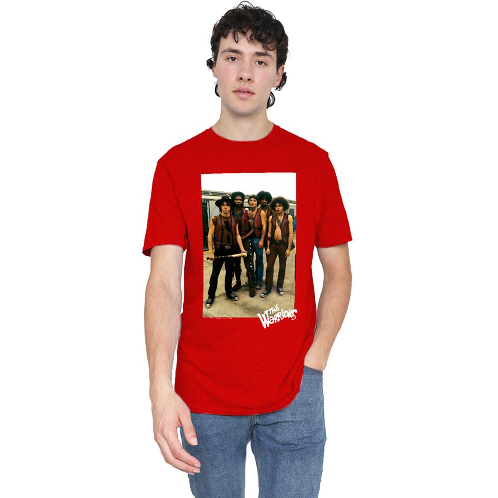Red - Side - The Warriors Unisex Adult Heather T-Shirt