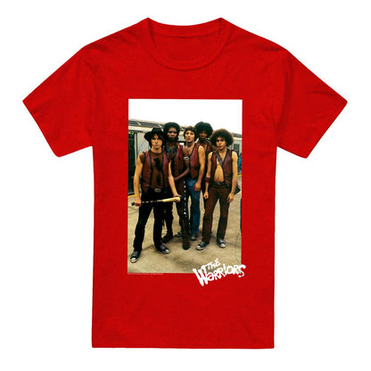 Red - Front - The Warriors Unisex Adult Heather T-Shirt