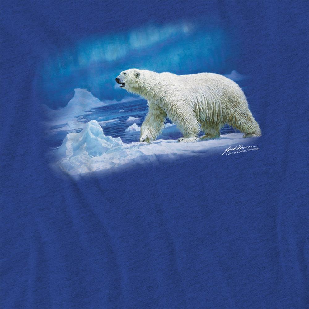 Royal Blue - Pack Shot - Wildlife Unisex Adult Nomad Of The North Heather T-Shirt