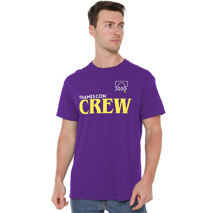 Purple - Side - The Dark Crystal Unisex Adult Thames Con Staff T-Shirt