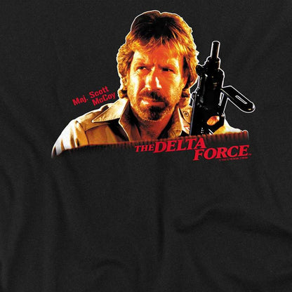 Black - Side - Delta Force Unisex Adult Scott McCoy T-Shirt