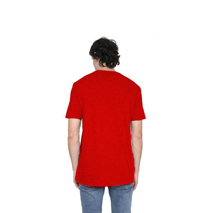 Red - Pack Shot - Sesame Street Unisex Adult 100 Days Of School Elmo Heather T-Shirt
