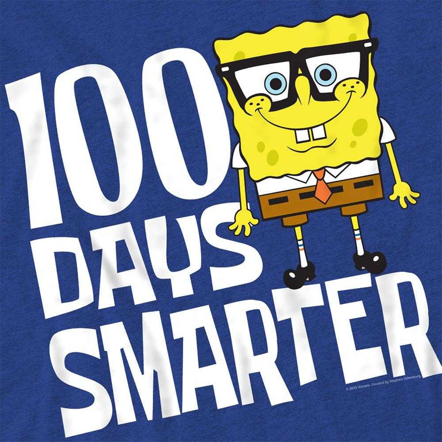 Royal Blue - Side - SpongeBob SquarePants Unisex Adult Heather T-Shirt