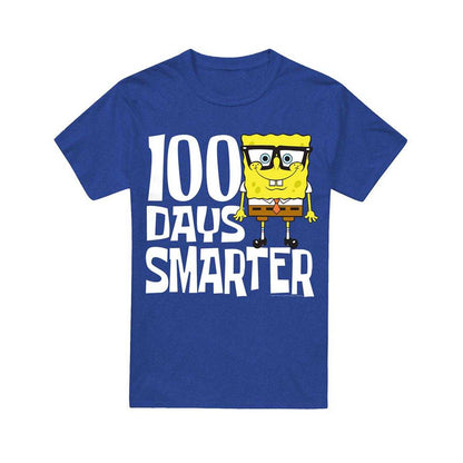 Royal Blue - Front - SpongeBob SquarePants Unisex Adult Heather T-Shirt