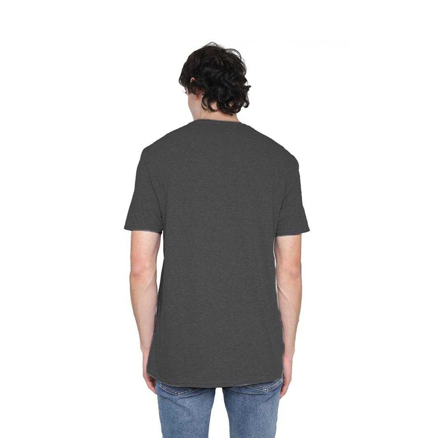 Charcoal - Pack Shot - Wildlife Unisex Adult Pursuit Thru The Kelp Orca Heather T-Shirt