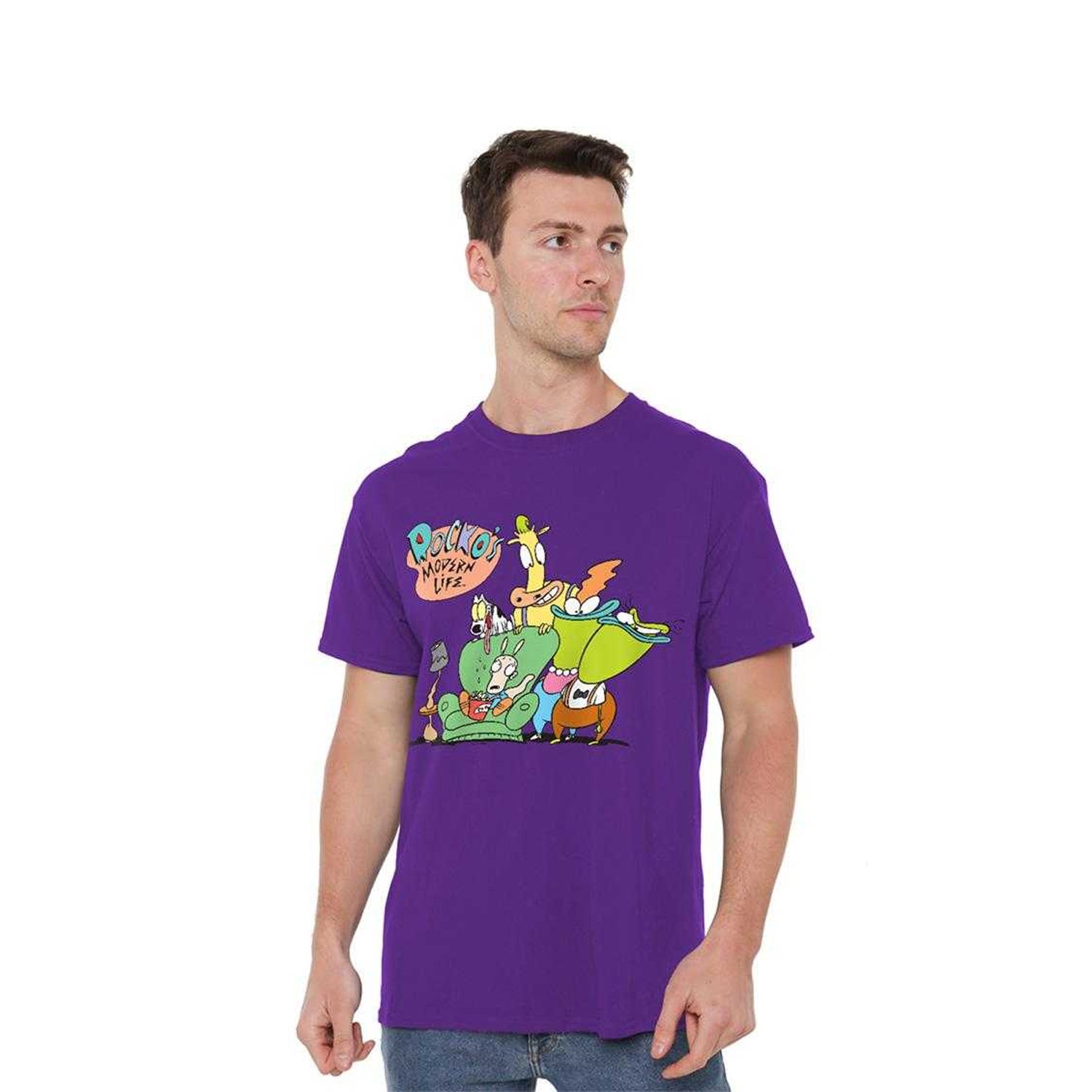 Purple - Lifestyle - Rocko´s Modern Life Unisex Adult Characters T-Shirt