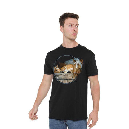 Black - Lifestyle - Wild Wings Unisex Adult Everyone Loves Kitty T-Shirt