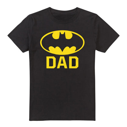 Black - Front - Batman Mens Dad T-Shirt