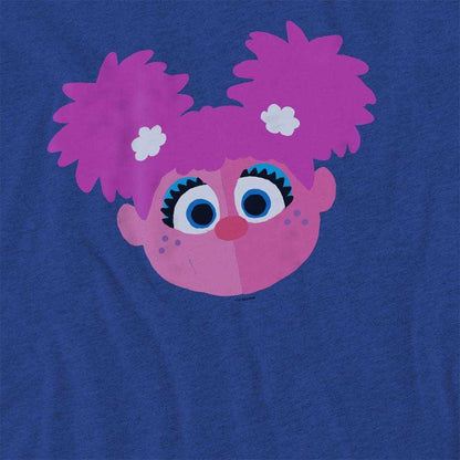 Royal Blue - Side - Sesame Street Unisex Adult Aura Abby Cadabby Heather T-Shirt