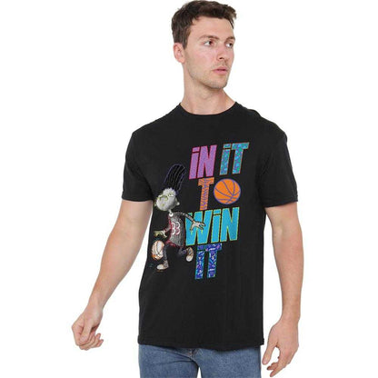 Black - Lifestyle - Hey Arnold! Unisex Adult In It To Win It Gerald Johanssen T-Shirt