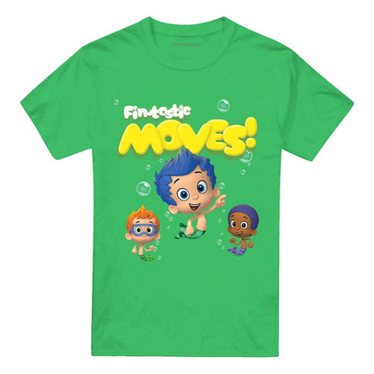 Kelly Green - Front - Bubble Guppies Unisex Adult Fintastic Moves T-Shirt