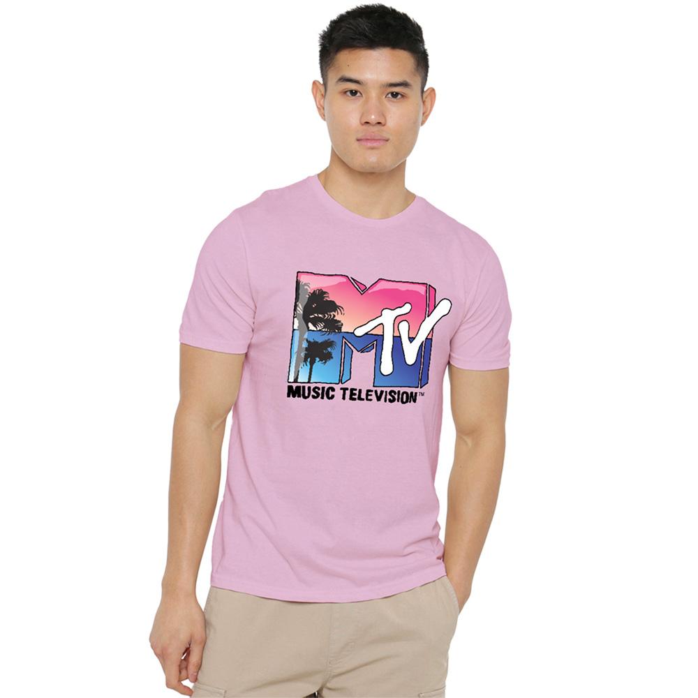 Pink - Lifestyle - MTV Unisex Adult Beach Sunset T-Shirt