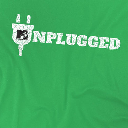 Kelly Green - Side - MTV Unisex Adult Horizontal Logo T-Shirt