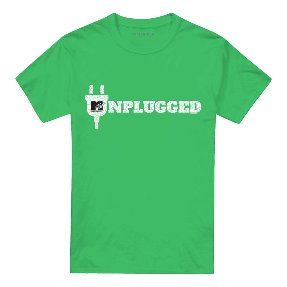 Kelly Green - Front - MTV Unisex Adult Horizontal Logo T-Shirt