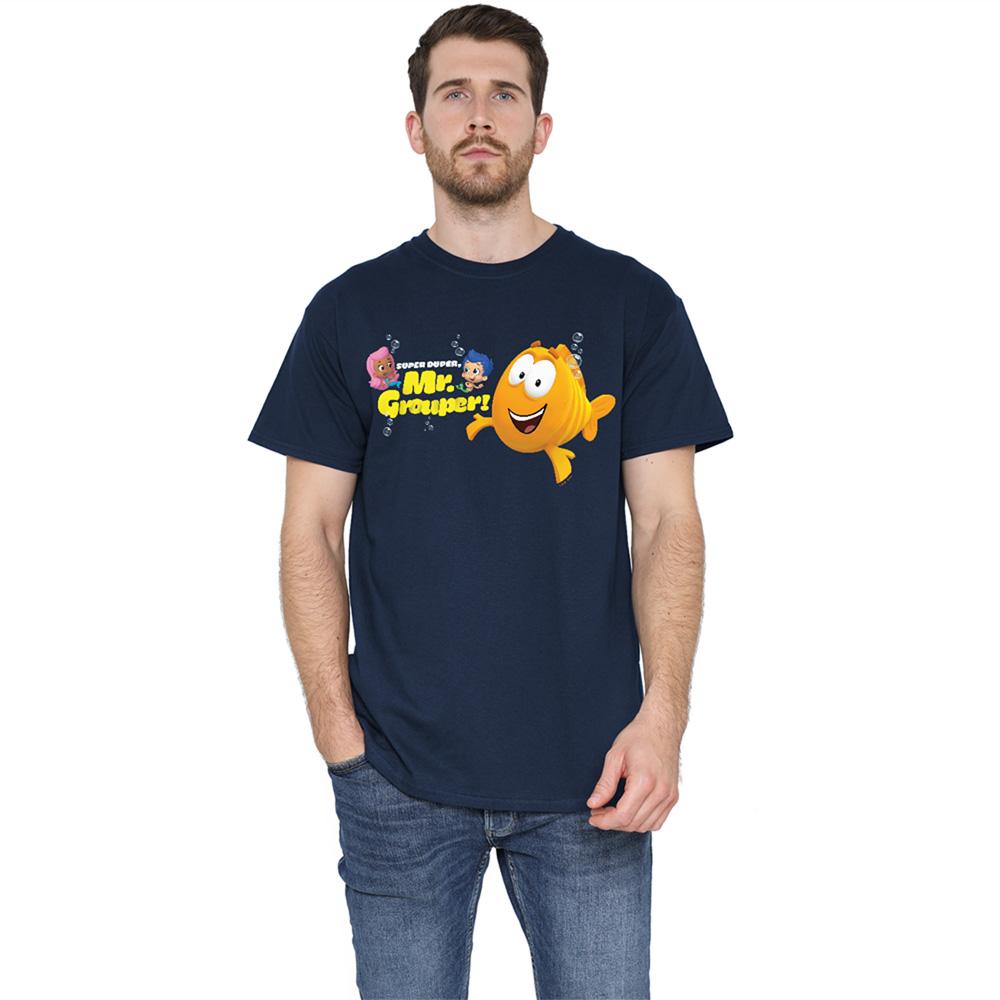Navy - Lifestyle - Bubble Guppies Unisex Adult Super Duper T-Shirt