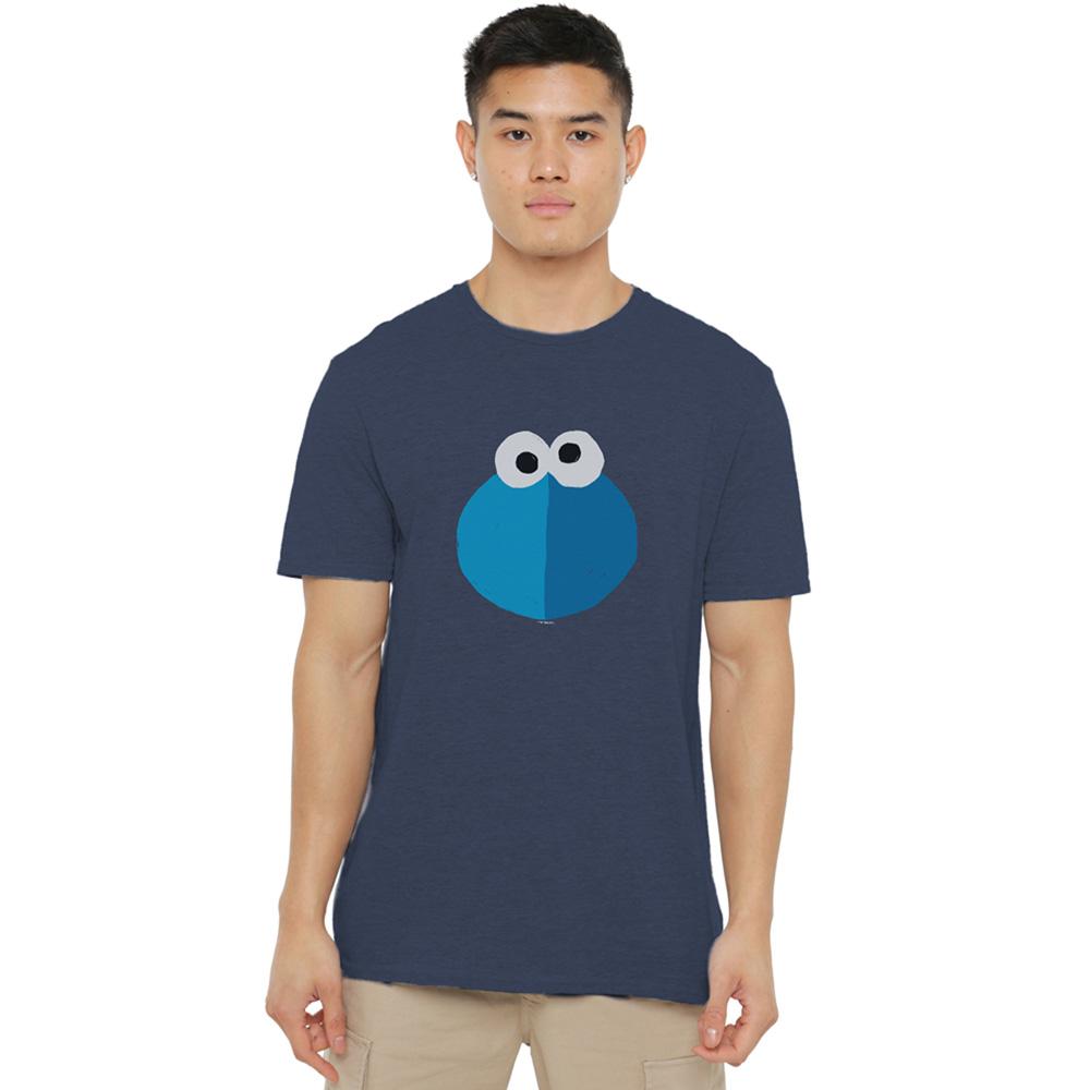 Navy - Back - Sesame Street Unisex Adult Grill Grover Heather T-Shirt