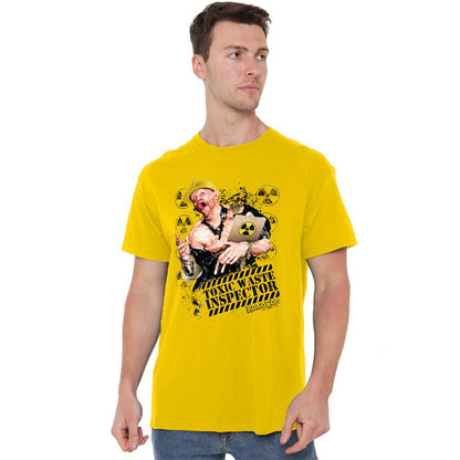 Yellow - Back - Robocop Unisex Adult Toxic Waste Inspector T-Shirt