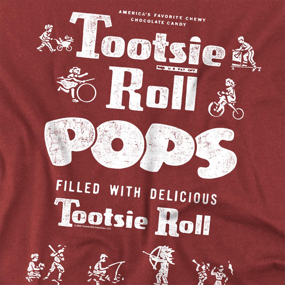 Cardinal - Side - Tootsies Unisex Adult Wrapper Icons T-Shirt