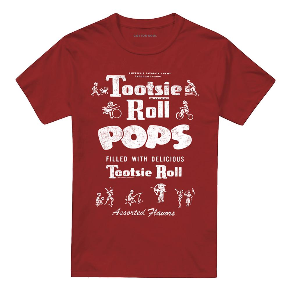 Cardinal - Front - Tootsies Unisex Adult Wrapper Icons T-Shirt