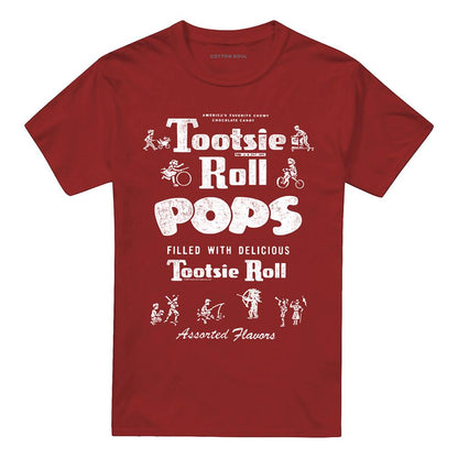 Cardinal - Front - Tootsies Unisex Adult Wrapper Icons T-Shirt