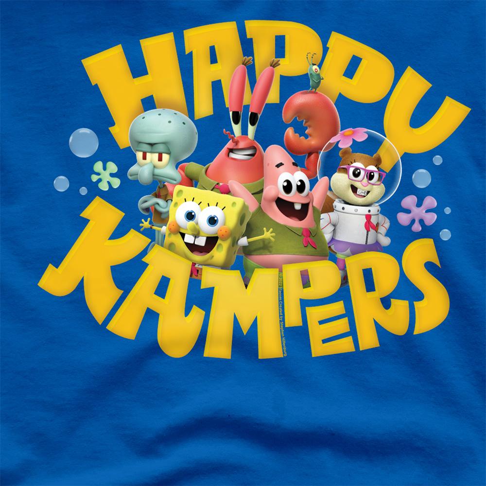 Royal Blue - Side - Kamp Koral: SpongeBob´s Under Years Unisex Adult Happy Kampers T-Shirt
