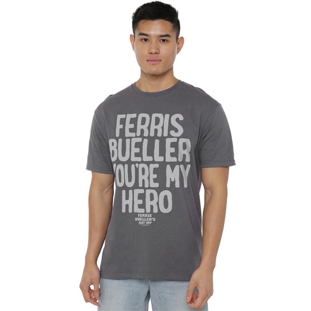 Charcoal - Back - Ferris Bueller´s Day Off Unisex Adult Bromance T-Shirt