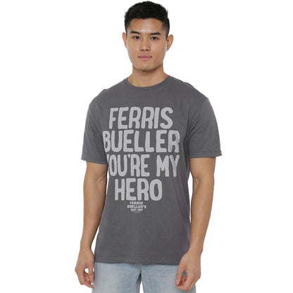 Charcoal - Back - Ferris Bueller´s Day Off Unisex Adult Bromance T-Shirt