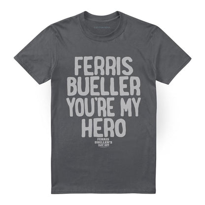 Charcoal - Front - Ferris Bueller´s Day Off Unisex Adult Bromance T-Shirt