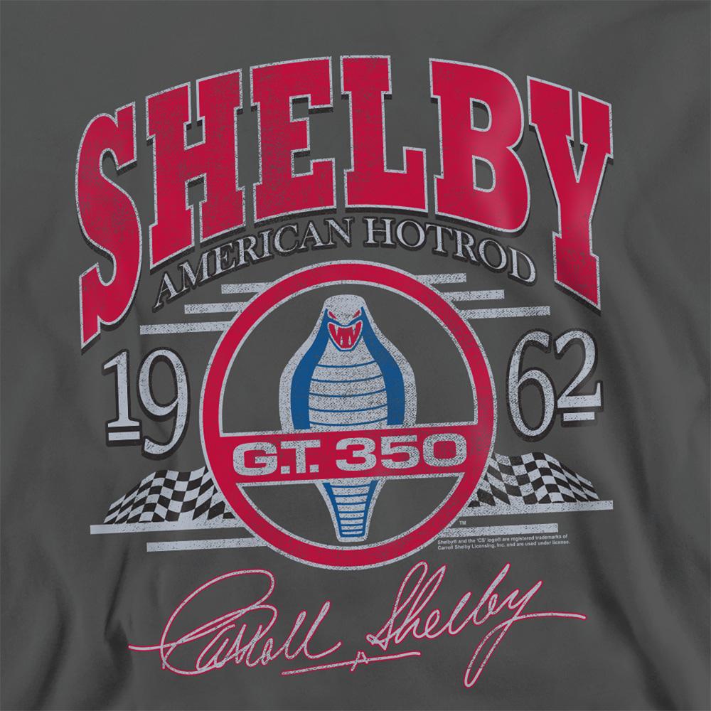 Charcoal - Side - Carroll Shelby Unisex Adult Hotrod Arched Sweatshirt