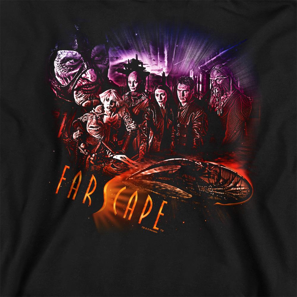 Black - Side - Farscape Unisex Adult Graphic Sweatshirt