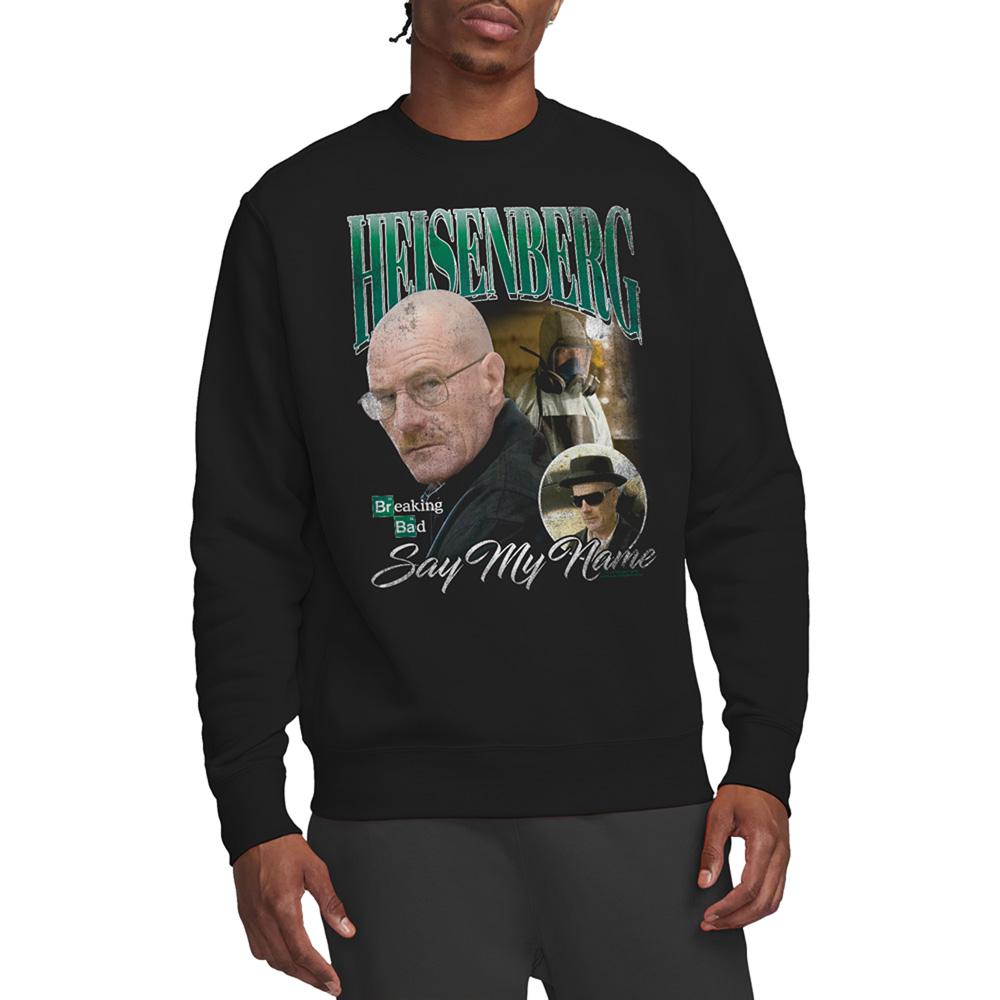 Black - Back - Breaking Bad Unisex Adult Heisenberg Homage Sweatshirt