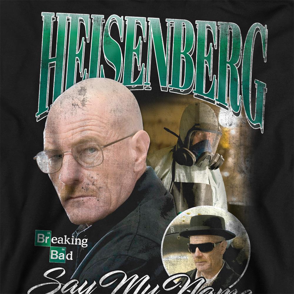 Black - Side - Breaking Bad Unisex Adult Heisenberg Homage Sweatshirt
