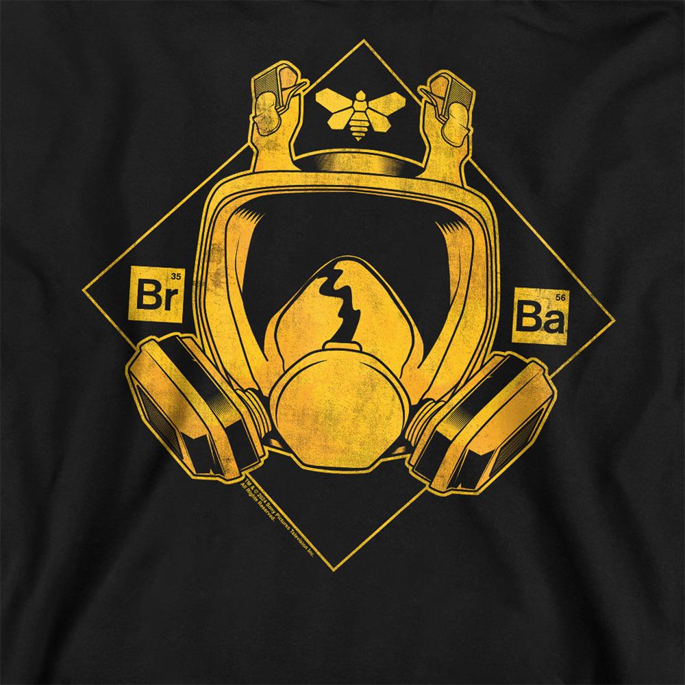 Black - Side - Breaking Bad Unisex Adult Mask Logo Sweatshirt