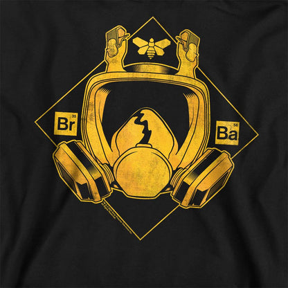 Black - Side - Breaking Bad Unisex Adult Mask Logo Sweatshirt