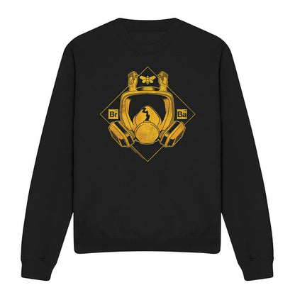 Black - Front - Breaking Bad Unisex Adult Mask Logo Sweatshirt