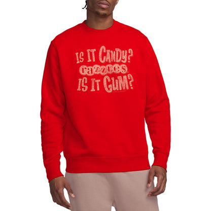 Red - Back - Dubble Bubble Unisex Adult Razzles What Is This Sweatshirt