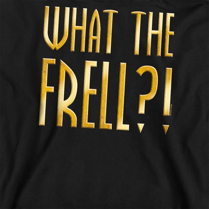Black - Side - Farscape Unisex Adult What The Frell Sweatshirt