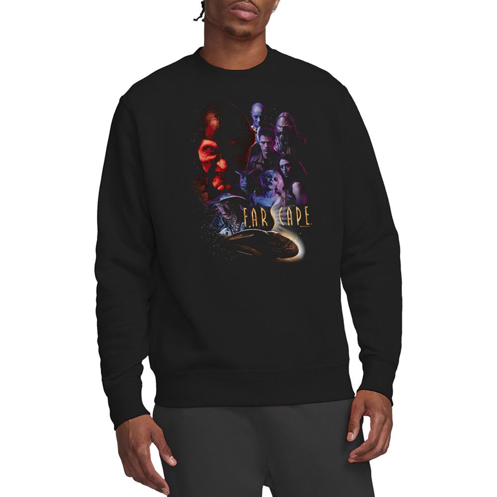 Black - Back - Farscape Unisex Adult Criminally Epic Sweatshirt