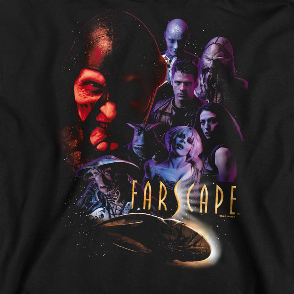 Black - Side - Farscape Unisex Adult Criminally Epic Sweatshirt