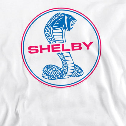 White - Side - Carroll Shelby Unisex Adult Circle Logo Sweatshirt