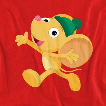 Red - Side - Sesame Street Furry Friends Forever Unisex Adult Sweatshirt