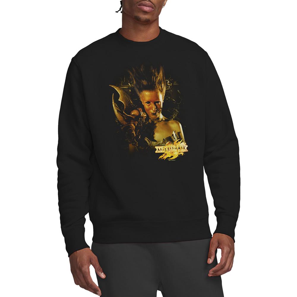 Black - Back - MirrorMask Unisex Adult Queen Of Shadows Sweatshirt