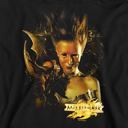 Black - Side - MirrorMask Unisex Adult Queen Of Shadows Sweatshirt