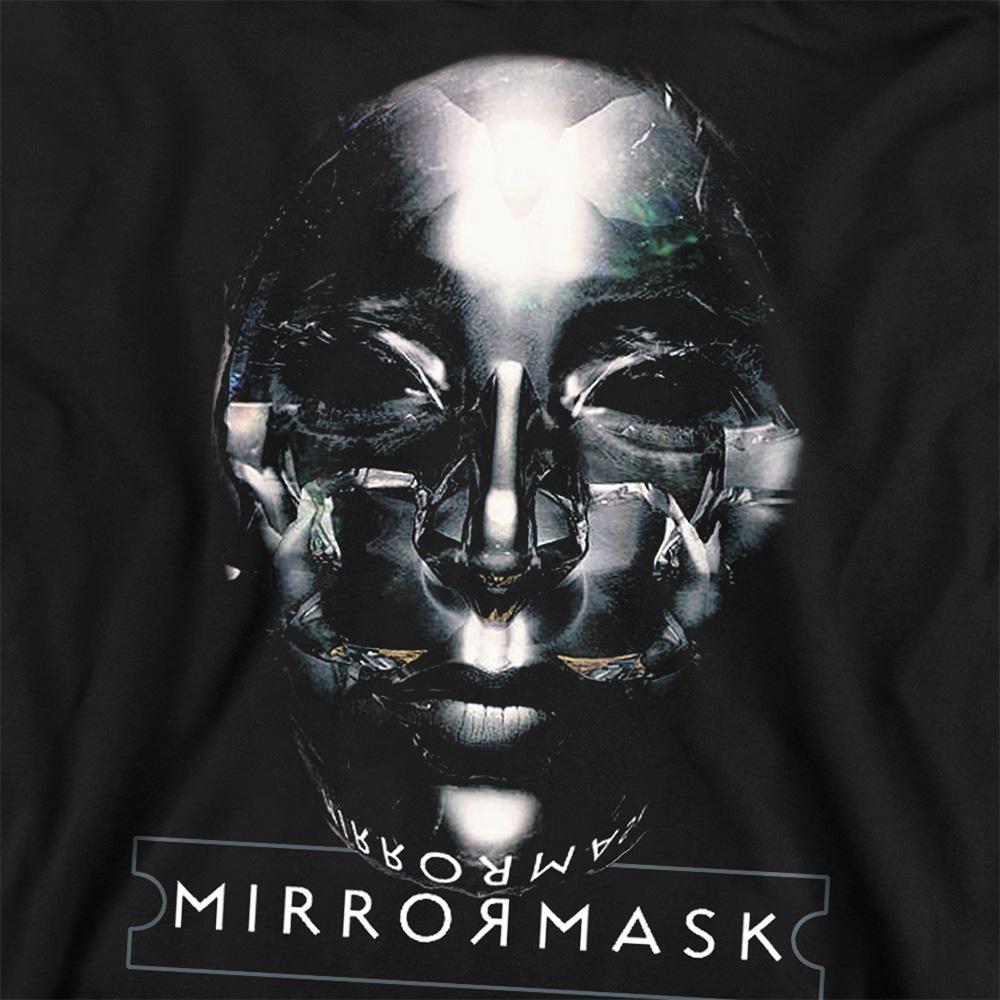 Black - Side - MirrorMask Unisex Adult Mask Sweatshirt