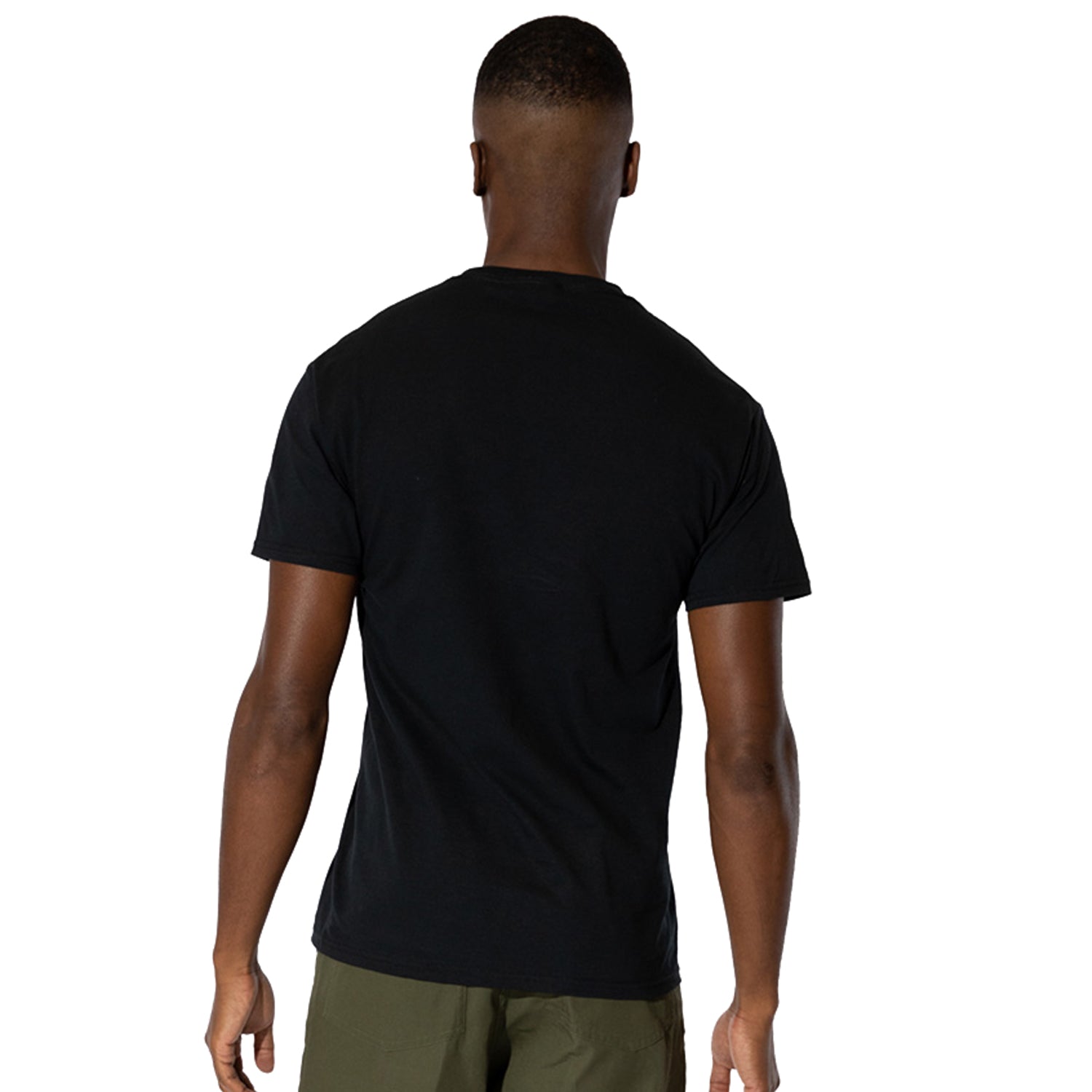 Black - Back - Sesame Street Mens Logo T-Shirt