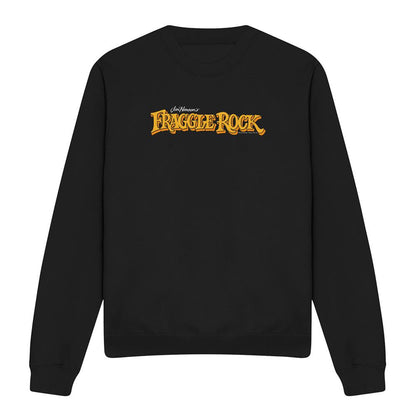 Black - Front - Fraggle Rock Unisex Adult Logo Sweatshirt