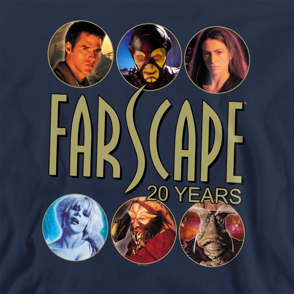 Navy - Side - Farscape Unisex Adult 20 Years Sweatshirt