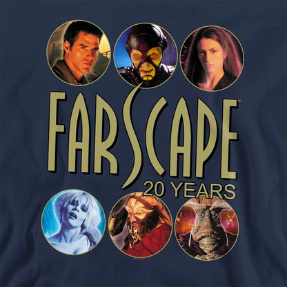 Navy - Side - Farscape Unisex Adult 20 Years Sweatshirt